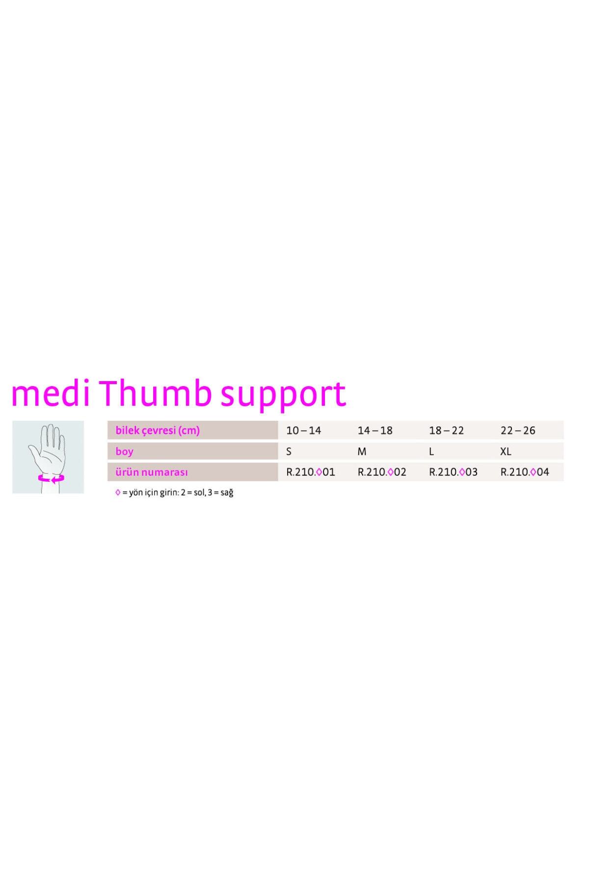 Thumb Support Gri-sol Baş Parmak Destekli El Bilek Splinti 6