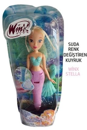 Stella Winx Denizkızı Suda Renk Değiştiren Kuyruk Bebek Oyuncak Orjinal 674745745745