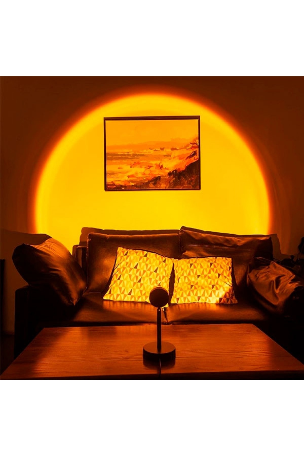 Q07 Sunset Lamp Wall Reflected Tiktok Sunset Lamp