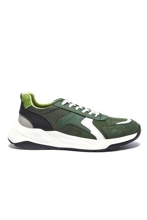 Yeşil - Spor Deri Ayakkabı 2Y0889-2210