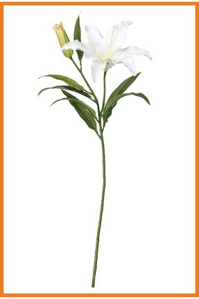 Smycka Yapay Çiçek Zambak 85 Cm Beyaz ALONY-40333587-1