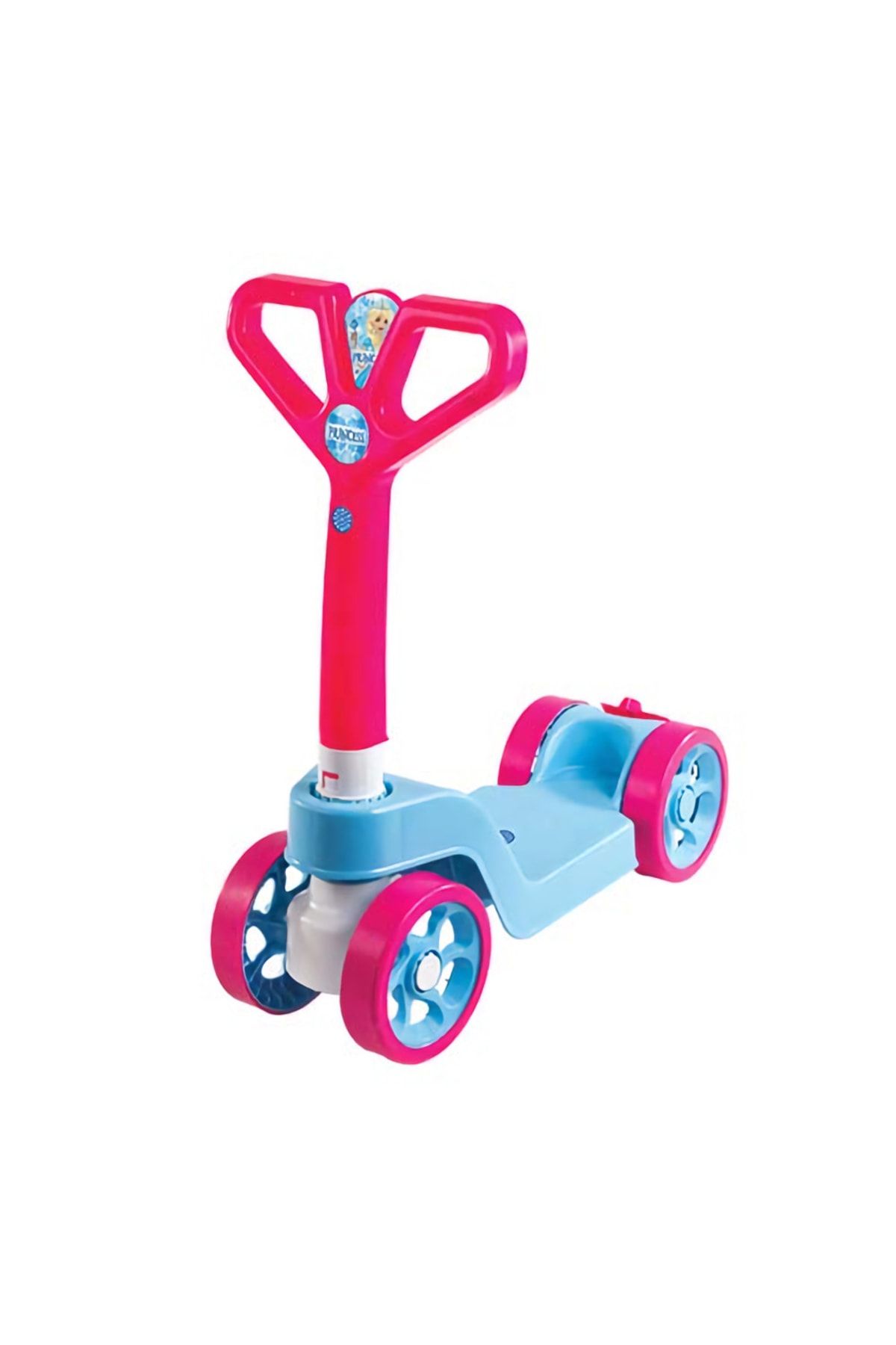 اسکوتر کودکان صورتی زنانه چرخ های پرنسس 4 Furkan Toys