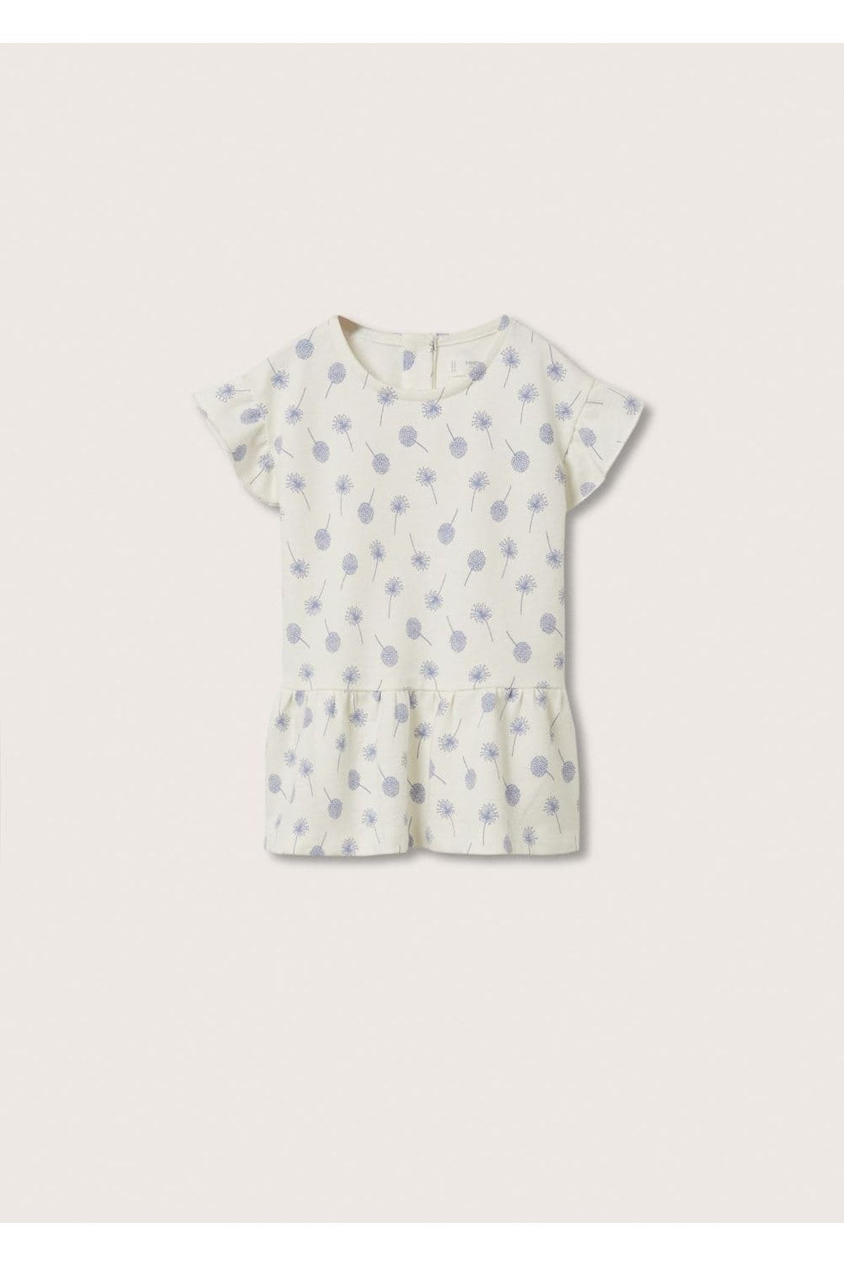 MANGO Baby لباس نخی طرح دار