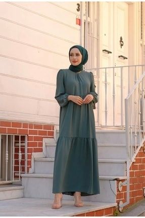 Kadın Büzgülü Ayrobin Elbise Brm-80ey