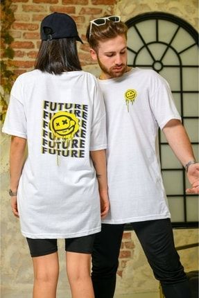 Smile Future Unisex Oversize T-shirt SMİLEFUTURE1001