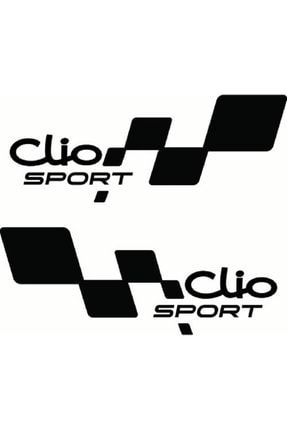 2 Adet Renault Clio Sport Oto Sticker Araba Sticker - Oto Sticker - 25 Cm skt001203