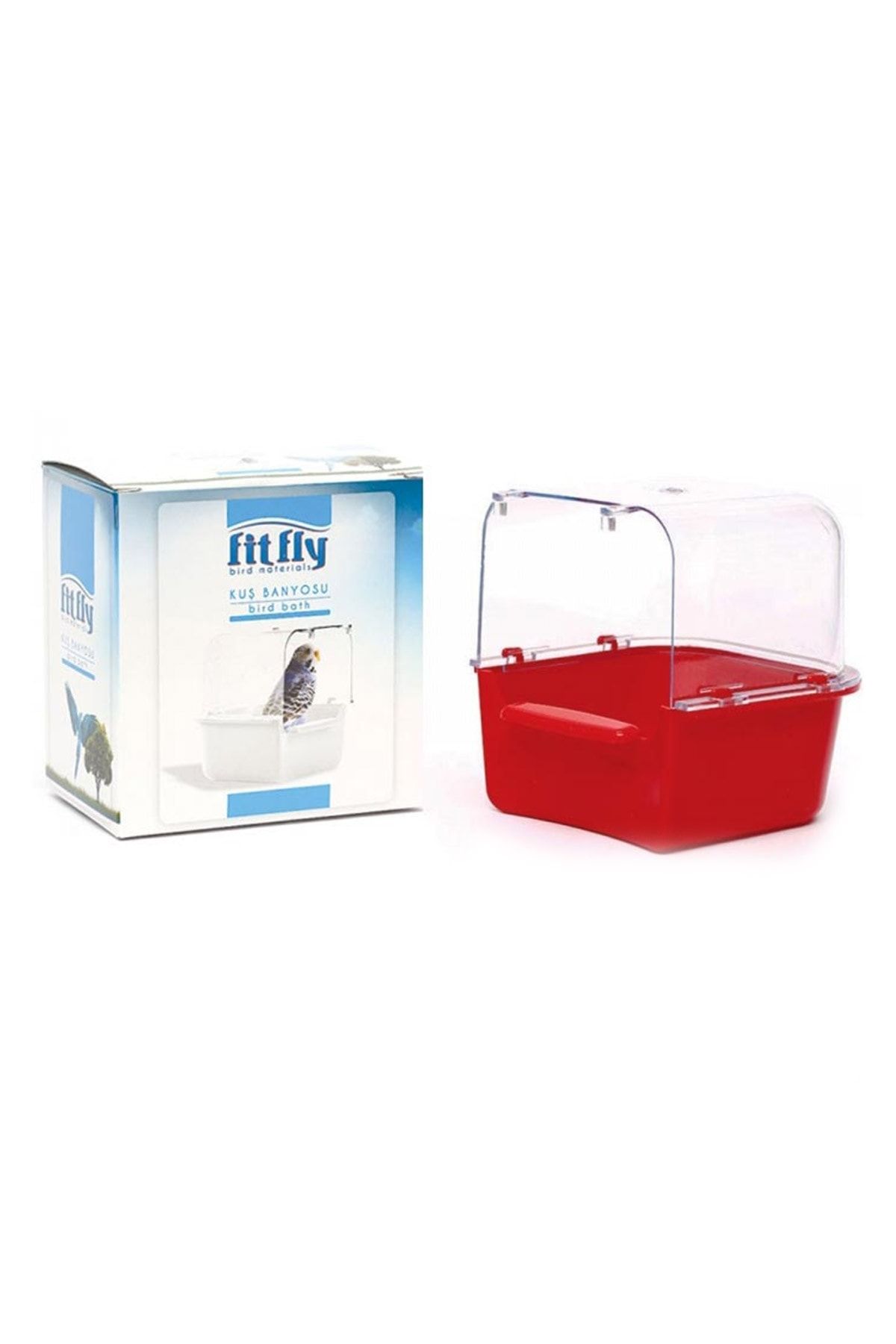 Fit Fly Petdoys Kuşlarınız Için Kafese Takılan Banyo