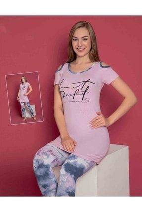 Kadın Tunikli Tayt Pijama Takımı 52506