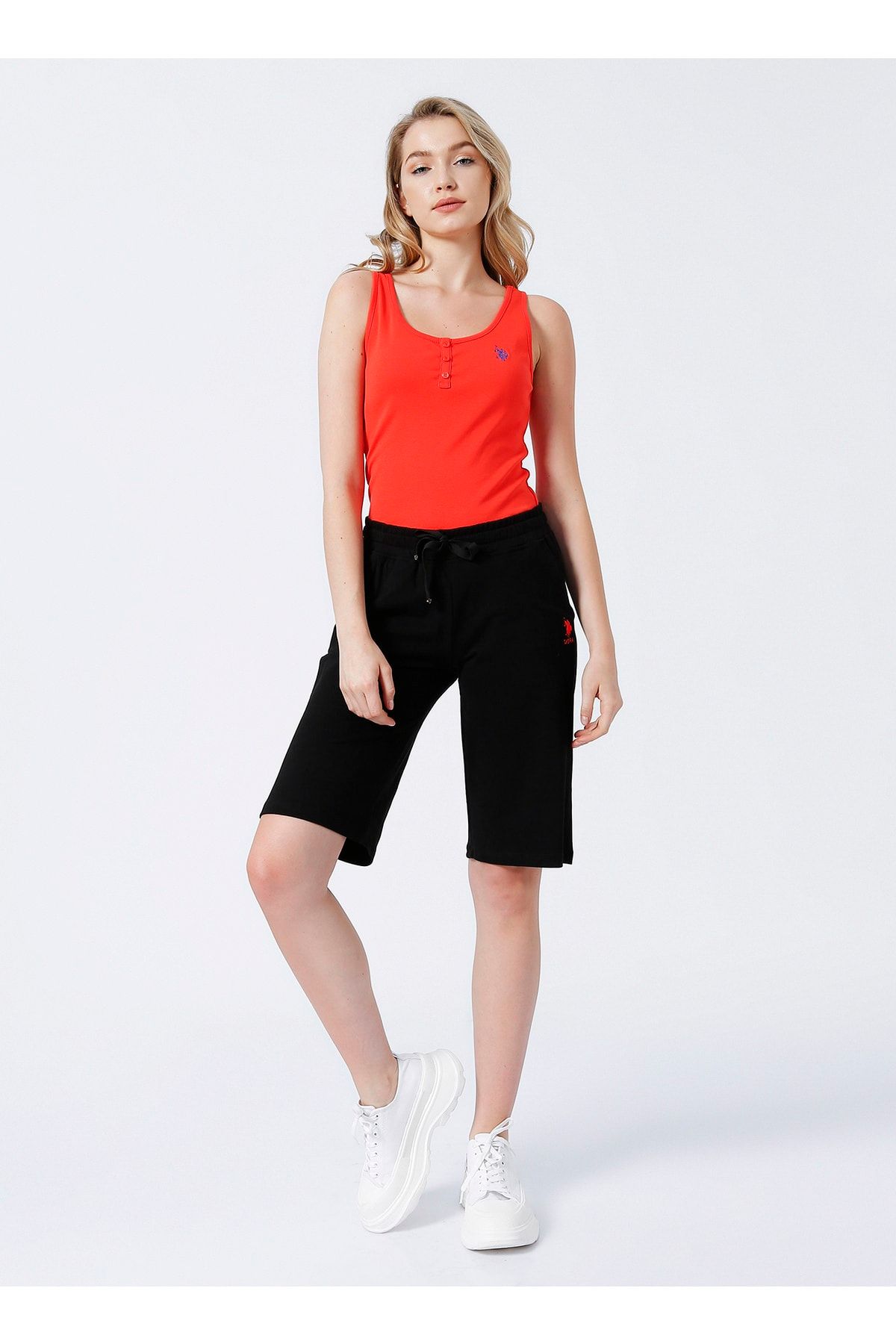 Us polo assn women's shorts discount