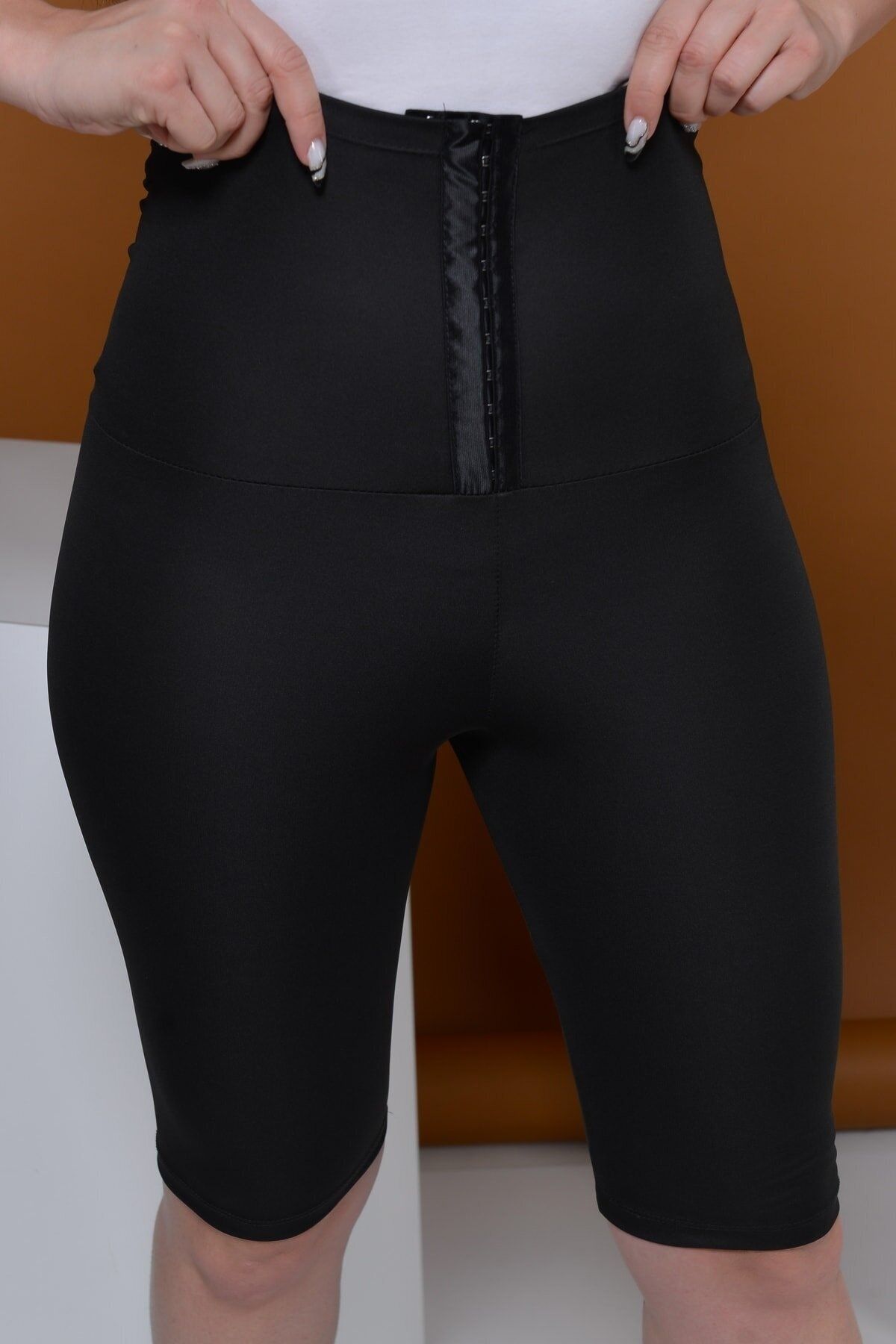 SAUNA SUIT Pantaloni Scurți Termici Cu Talie Foarte Înaltă, Cu Mâneci Pe 3 Niveluri, Cu Transpirație Maximă Unisex - M