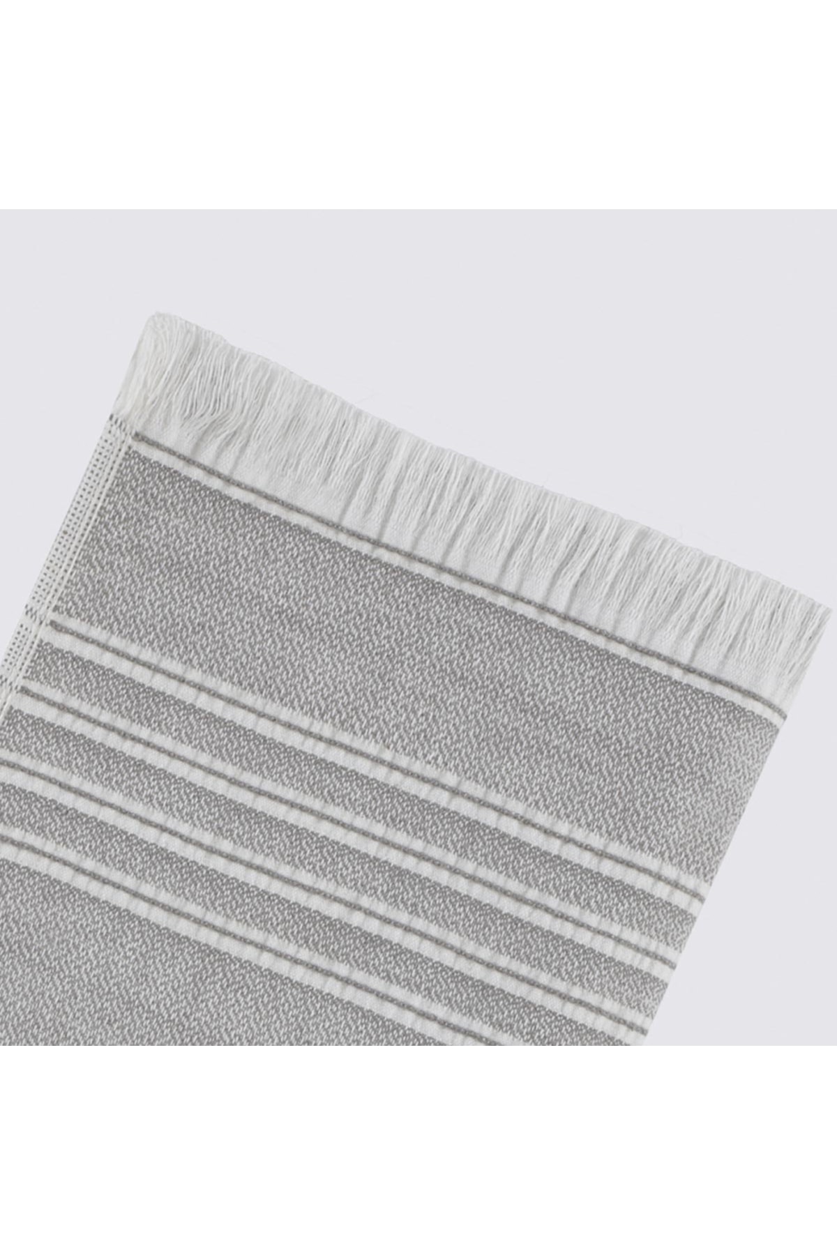 حوله  خاکستری اکوکاتنEcocotton | STK-45931 اورجینال - تصویر 6