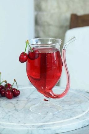 Ayaklı Pipetli Kokteyl Bardağı 300 Ml 3ER-2020-19