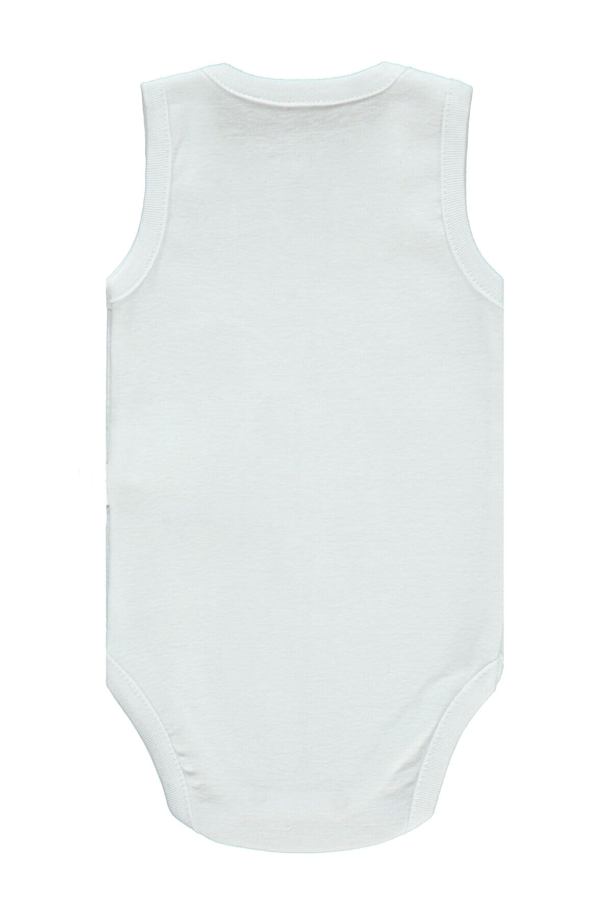 ADABEBEK %100 Pamuklu Bebek Çıtçıtlı Badi fotoğrafı 2 (önizleme)