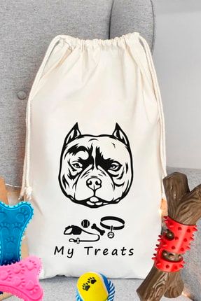 Yıkanabilir Çeşitli Tür Desenli 100% Pamuk Köpek Eşya Ve Mama Düzenleyici Torba - Organizer | Perro KSPKT