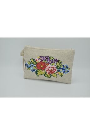 Kanaviçe Detaylı Clutch & Portföy Çanta ANT-000023