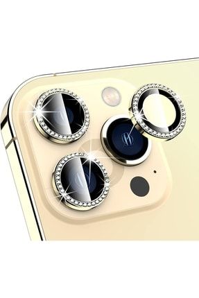Iphone 11 Uyumlu Parlak Taşlı Kamera Lens Koruyucu CL-06iPhone11