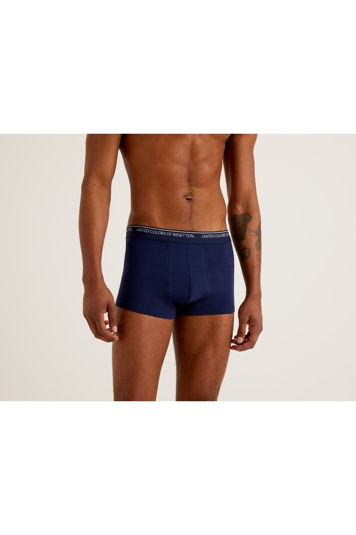 یونایتد کالرز آو بنتون شورت بوکسور کش‌دار لوگودار بنتون