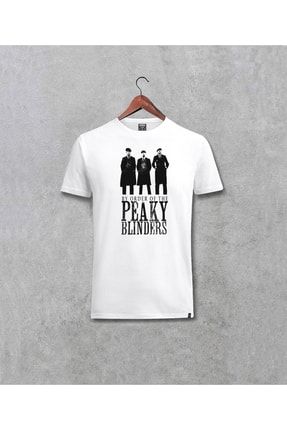 Peaky Blinders Özel Tasarım Baskılı Unisex Beyaz Tişört 3283567dr197167