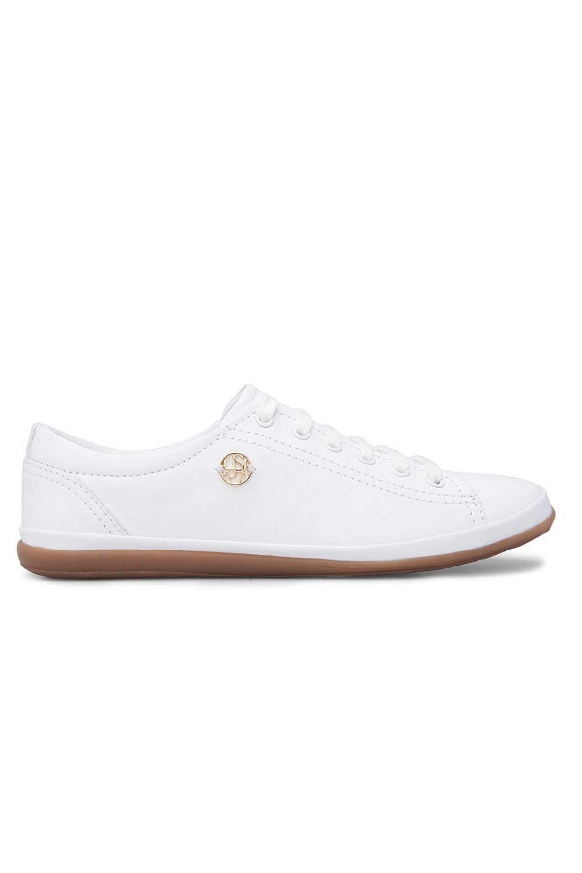 کفش U.S. Polo Assn. یو اس پولو ورزشی زنانه چرم طبیعی جوجو وایت اورجینال - تصویر 6