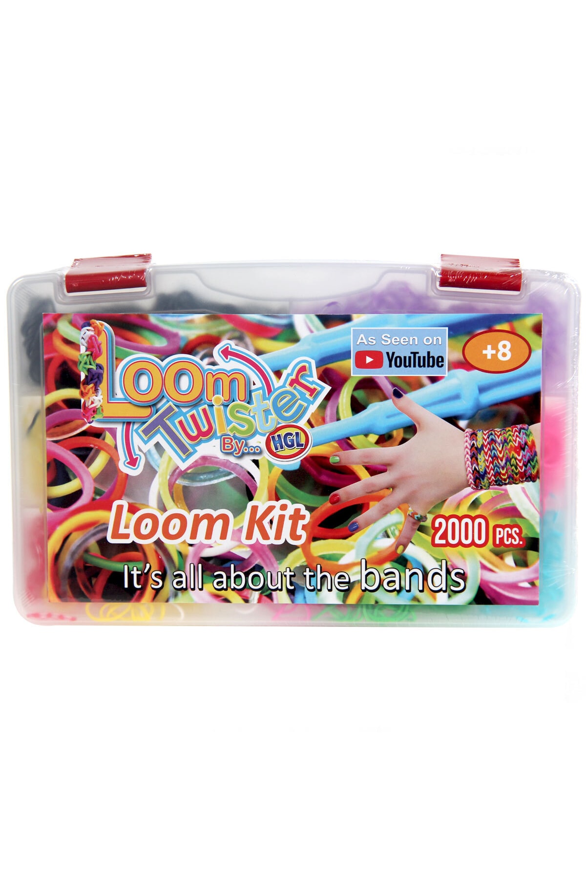 Rainbow Hgl Loom Twister 2000\'li Bileklik Tasarım Seti