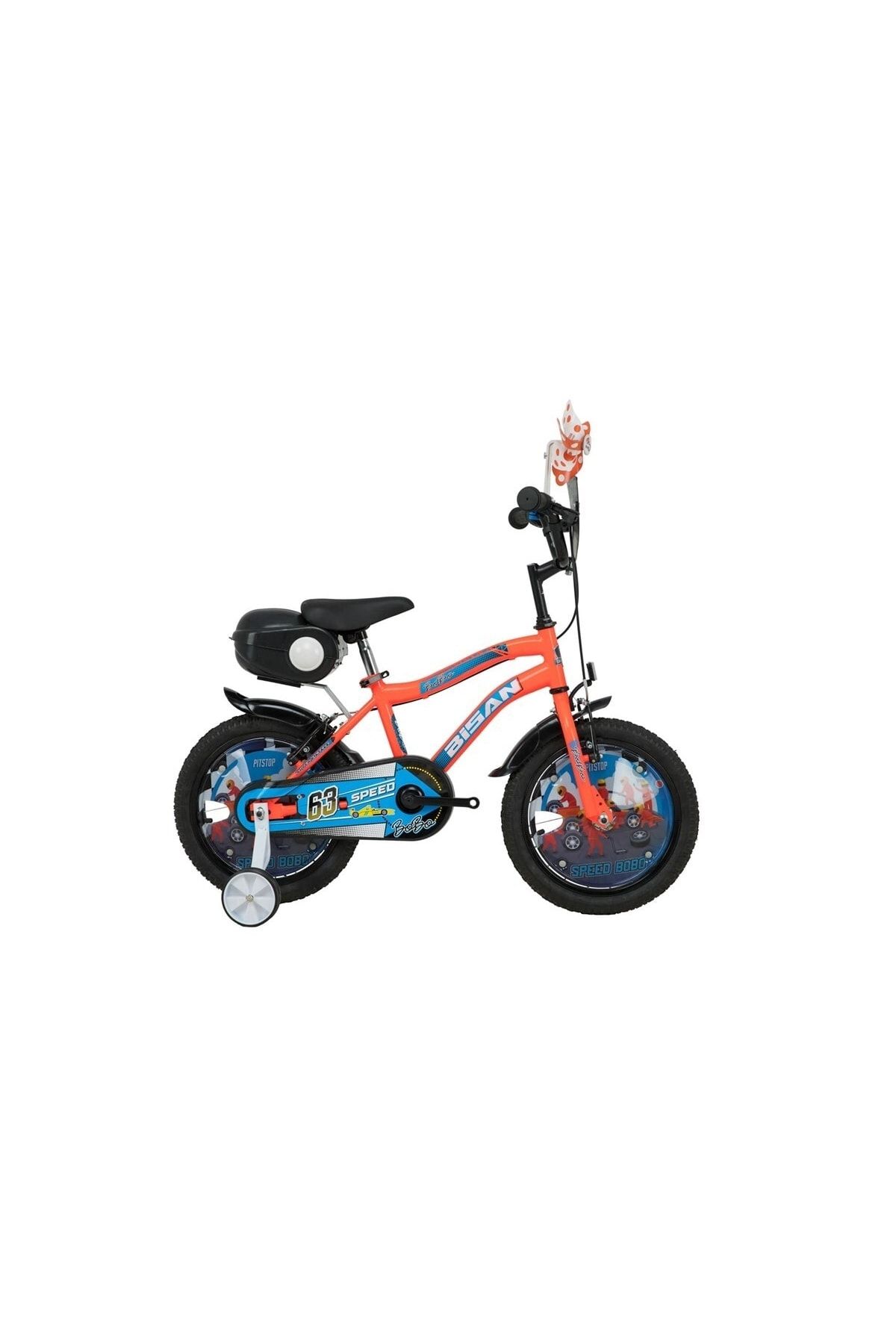 Bisan Kds 2200 Çocuk Bisikleti 24cm 16 Jant Turuncu Mavi