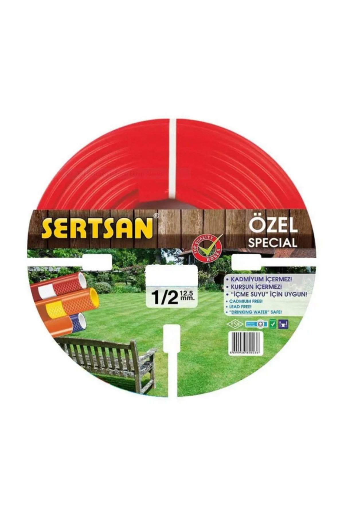 Sertsan Market Tipi Özel Orjinal Pvc Hortum 1/2" 25 mt