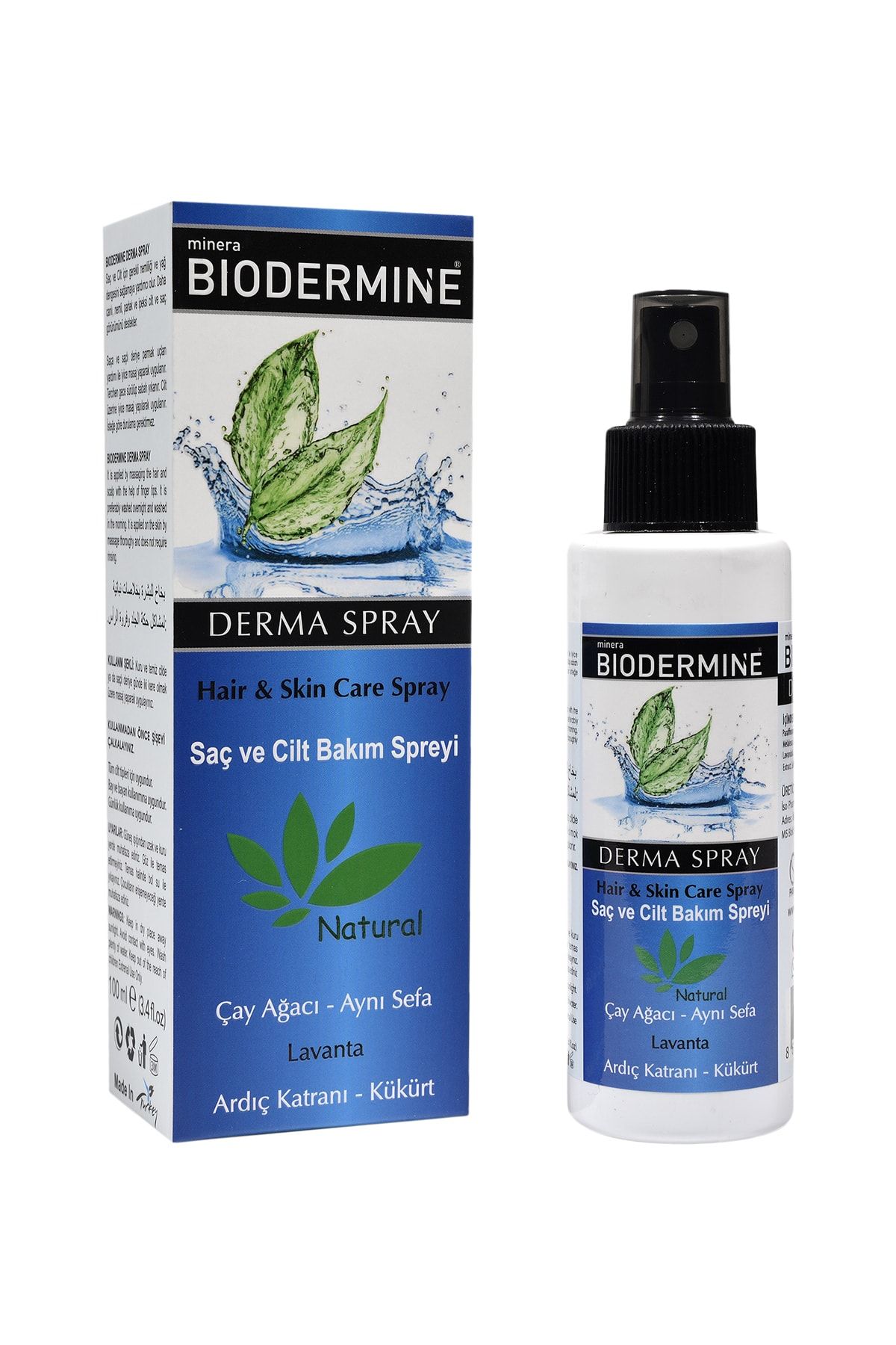 درما اسپری مو و پوست 100 میلی لیتر Biodermine