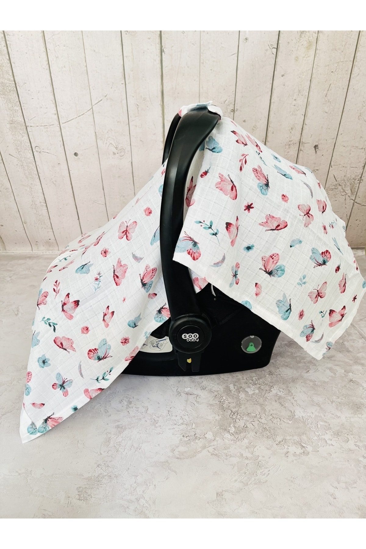 JUNİPERUS Fermuarlı Müslin Bezi Puset Örtüsü fotoğrafı 4 (önizleme)