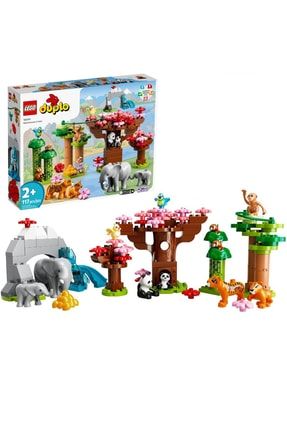 10974 Lego Duplo - Vahşi Asya Hayvanları, 117 Parça +2 Yaş P82887S6218