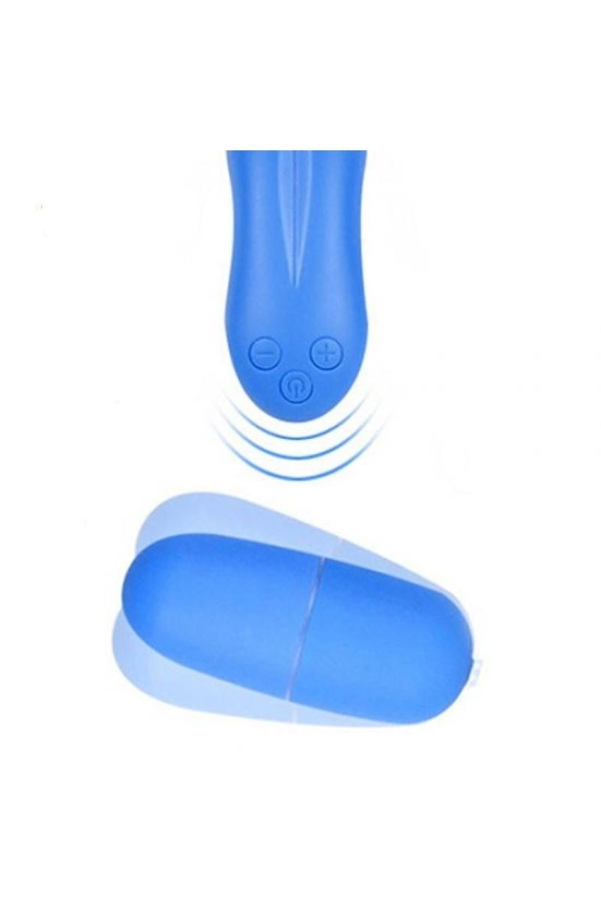 Wireless Egg Vibratör Kumandalı 10 Modlu Dildo