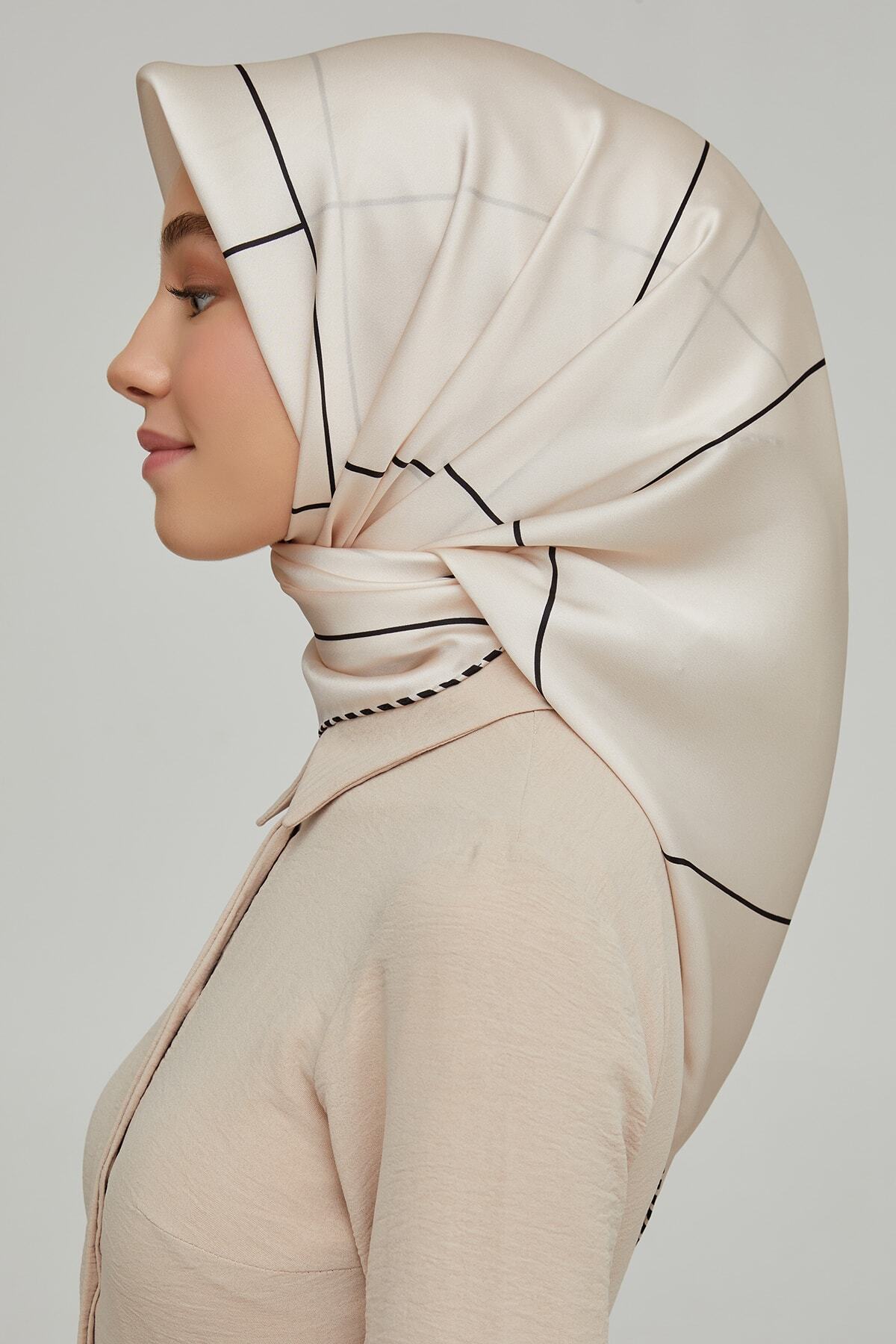 روسری زنانه آرمینه | E21KA8655D03 Armine - Image 2