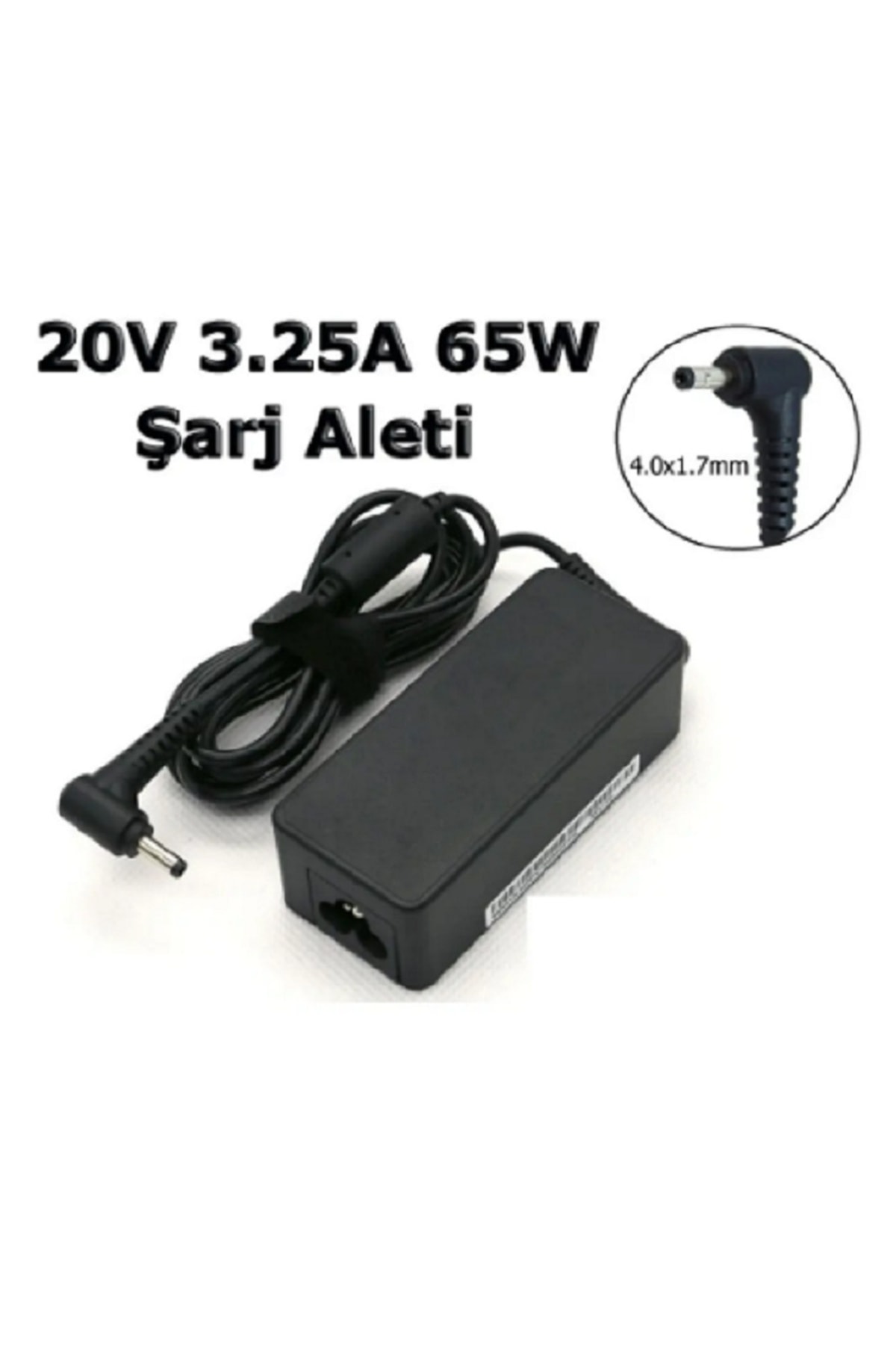 Lenova Uyumlu Muadil Kaliteli 20v 3.25a 65 W Notebook Adaptörü 4.0 X 1.7 Mm 4