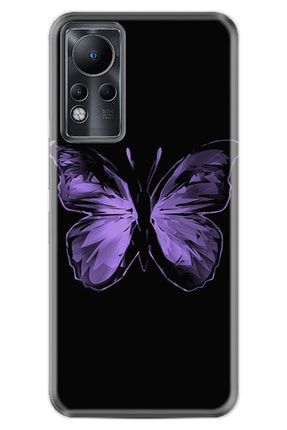 Note 11 Pro Kılıf Resimli Desenli Silikon Platinium Series Black Butterfly 1879 İnfiNote 11 Pro1pl5