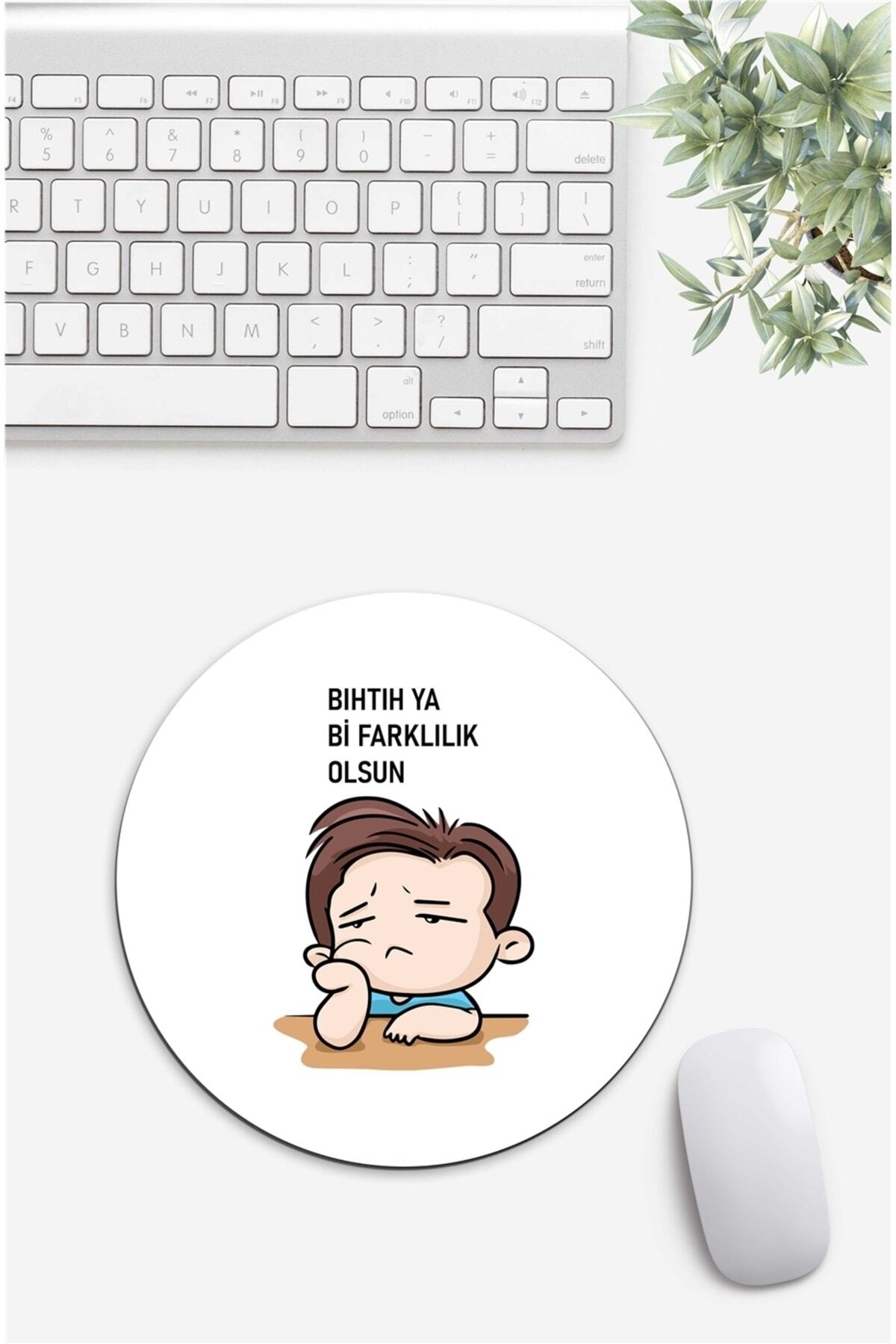 Let There Be A Difference Between Bıhtıh Ya Written Mouse Pad