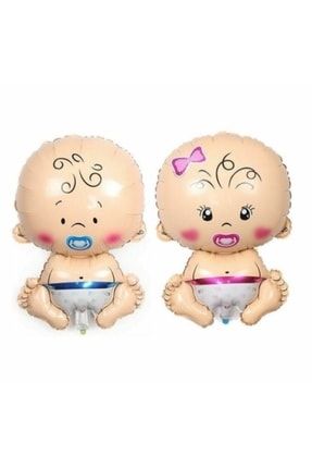 Cinsiyet Belirleme Pastisi - Kız Bebek - Erkek Bebek Folyo LTS-BLN0672