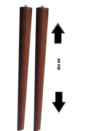 Ahşap Sehpa Ve Sandalye Ayağı 49cm Uzunluk 3,5cm Çap (2adet) YMNAYK24063