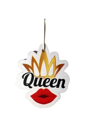 Queen Yazılı Kraliçe Taçlı Tasarımlı Dekoratif Araç Oto Kokusu 2306220019