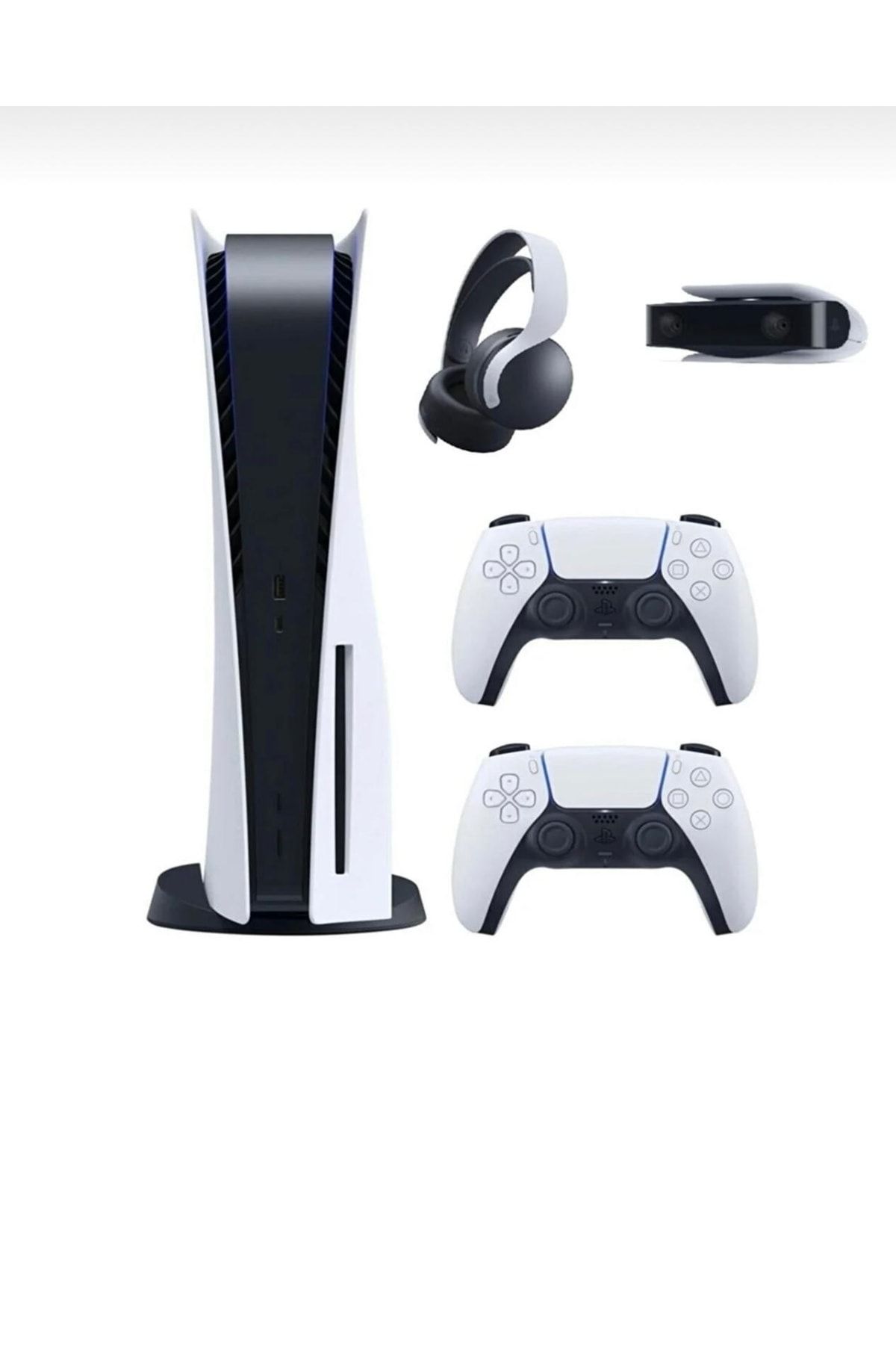 Sony Playstation 5 İthalatçı Garantili + 2. Kol+ Ps5 Pulse 3d Kulaklık + Ps5 Kamera Ps5 Paket -3