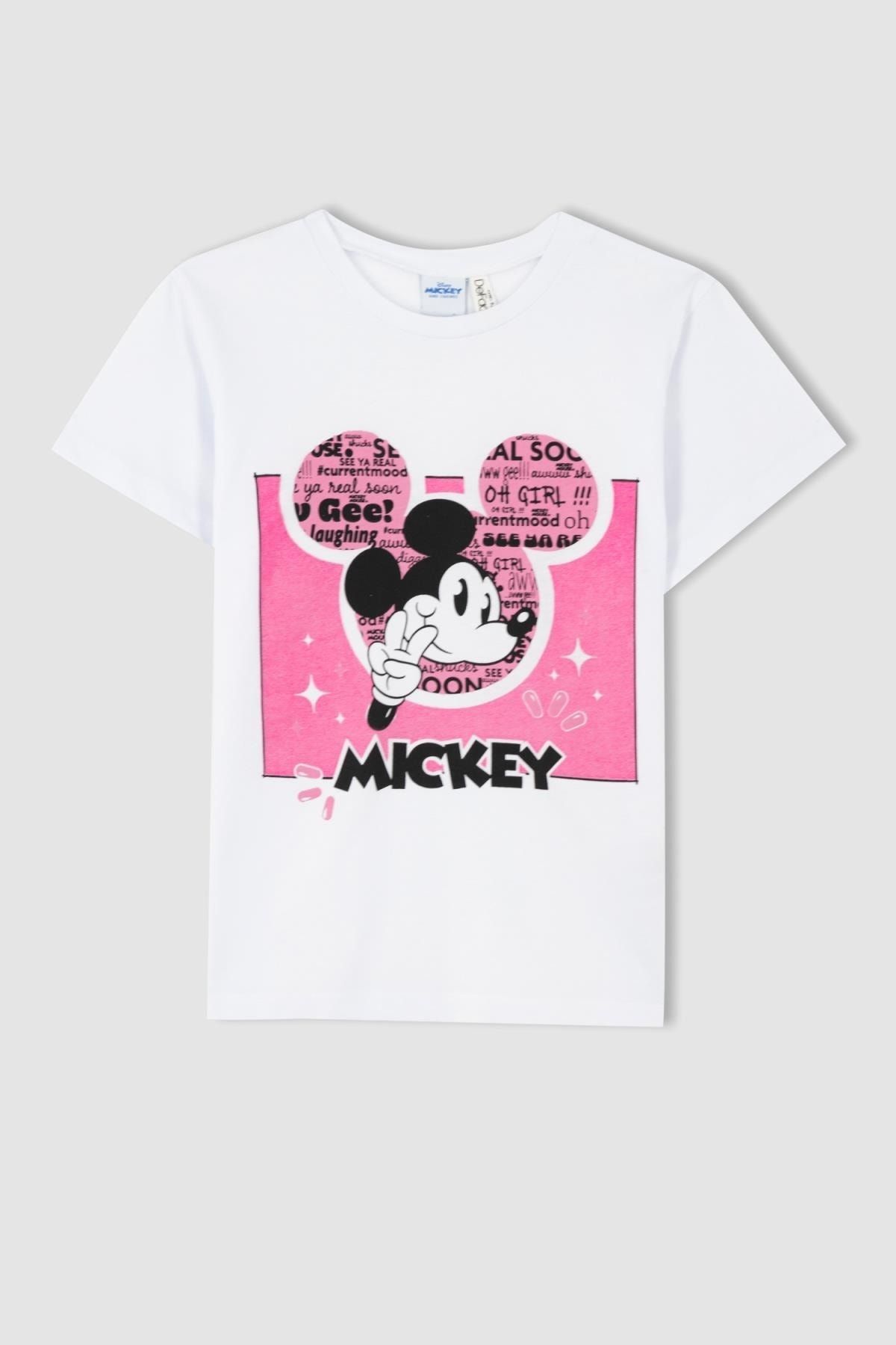DeFacto T-Shirt Weiß Regular Fit