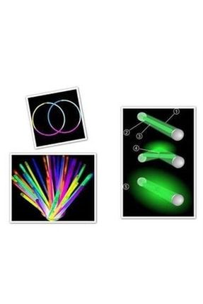 Led Parlayan Çubuklar Glow Stick Fosforlu Kırılan Parti Konser Dekor 20 Cm Eğlence Çubuk 100 Adet ANKAKH-00641