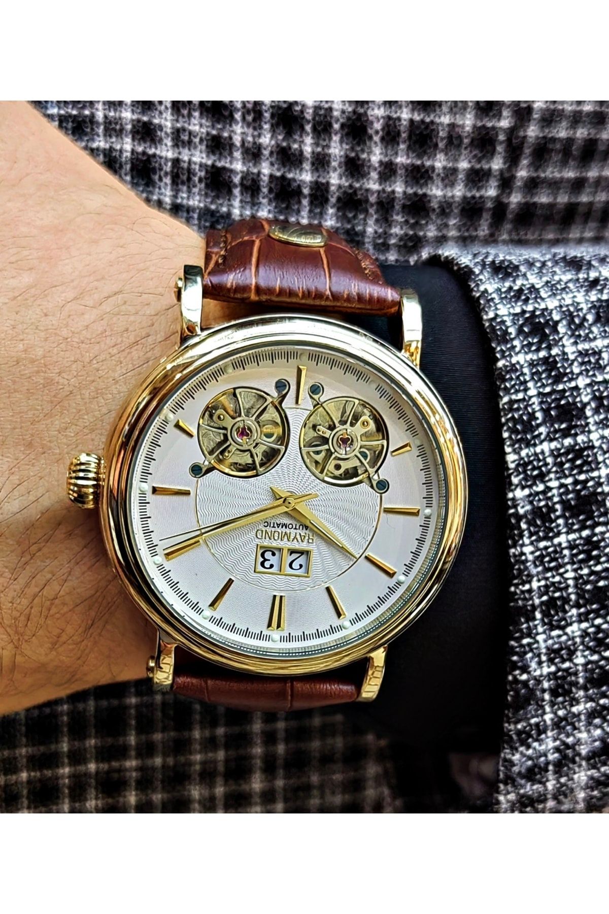 Dual Tourbillon Otomatik Erkek Kol Saati
