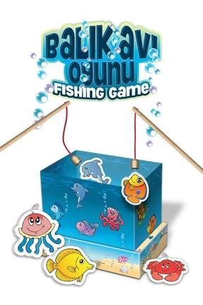 Games Eğitici Oyunlar Fishing Game Mıknatıslı Balık Avı Oyunu FRTv6205
