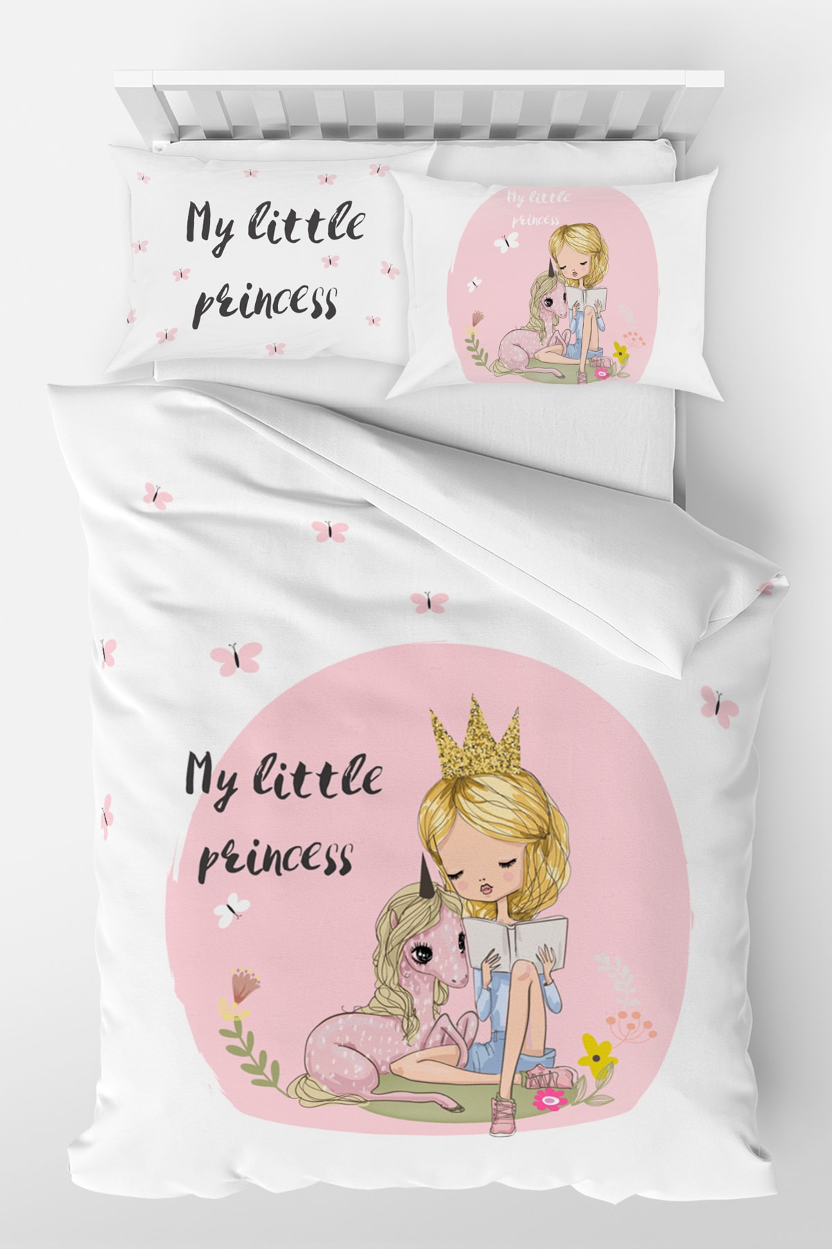 Homamia Tek Kisilik Nevresim Takimi Prenses Ve Unicorn Fiyati Yorumlari Trendyol