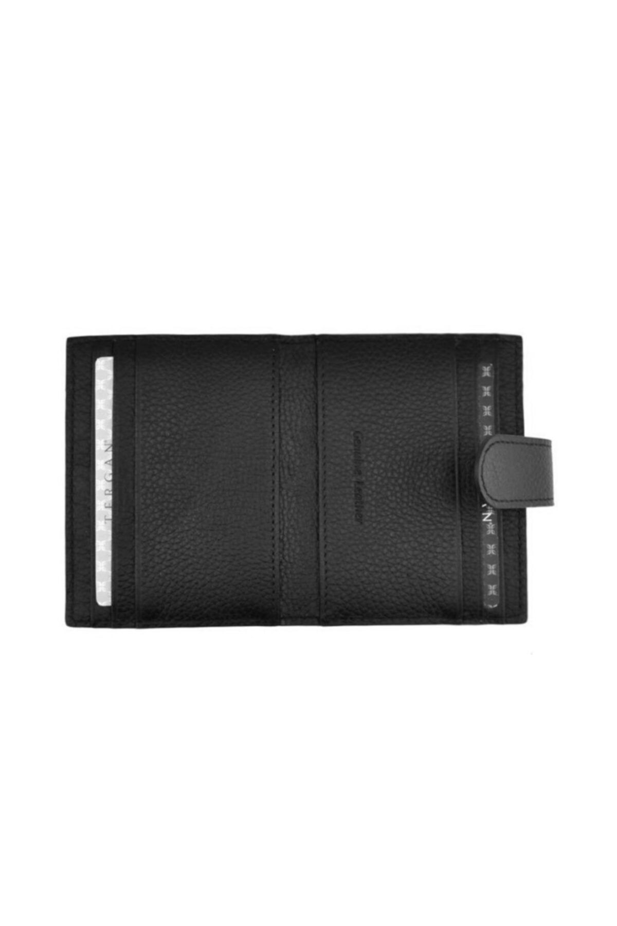Tergan-1617 Suport de card negru pentru bărbați 4