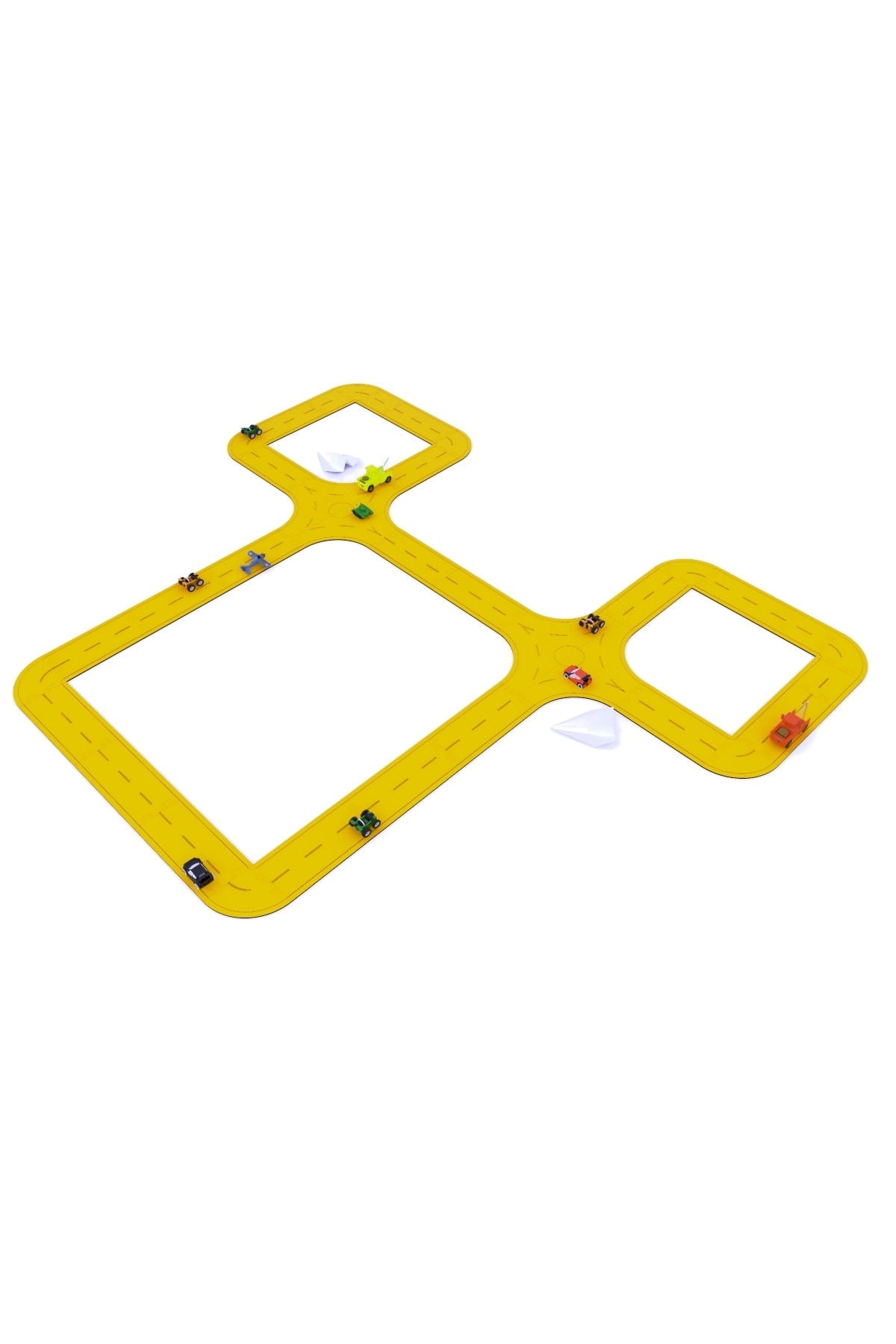 KUK Design Kuk's 52 Parça Dev Ahşap Yol Araç Oyun Seti Eğitici Oyuncak Puzzle fotoğrafı 4 (önizleme)