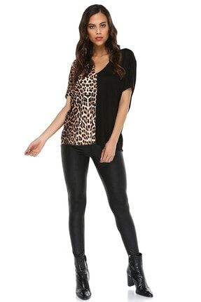 Leopar Desenli Tunik BD2357