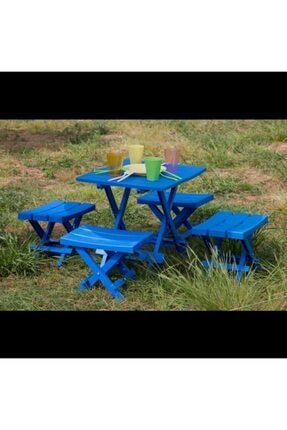 Ceptekamp Katlanir Kamp Piknik Masasi Canta Tipi Ve Katlanir Tabure Seti Dort Taburesi Ile Birlikte Fiyati Yorumlari Trendyol