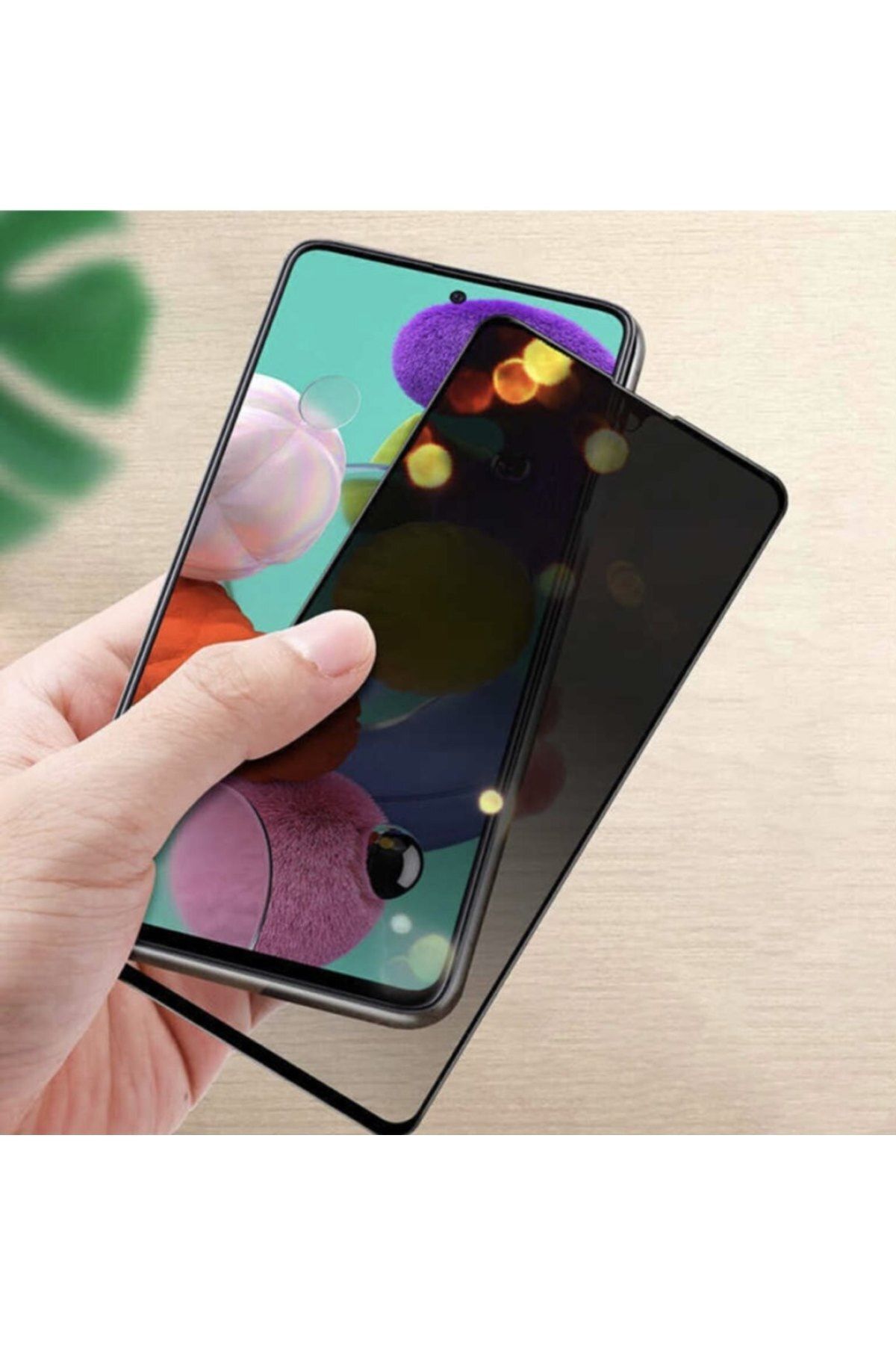 TEKNOPARKTA-Teknopark Oppo A91 Privacy Curved Ghost Full Screen Protector with Privacy Filter 3