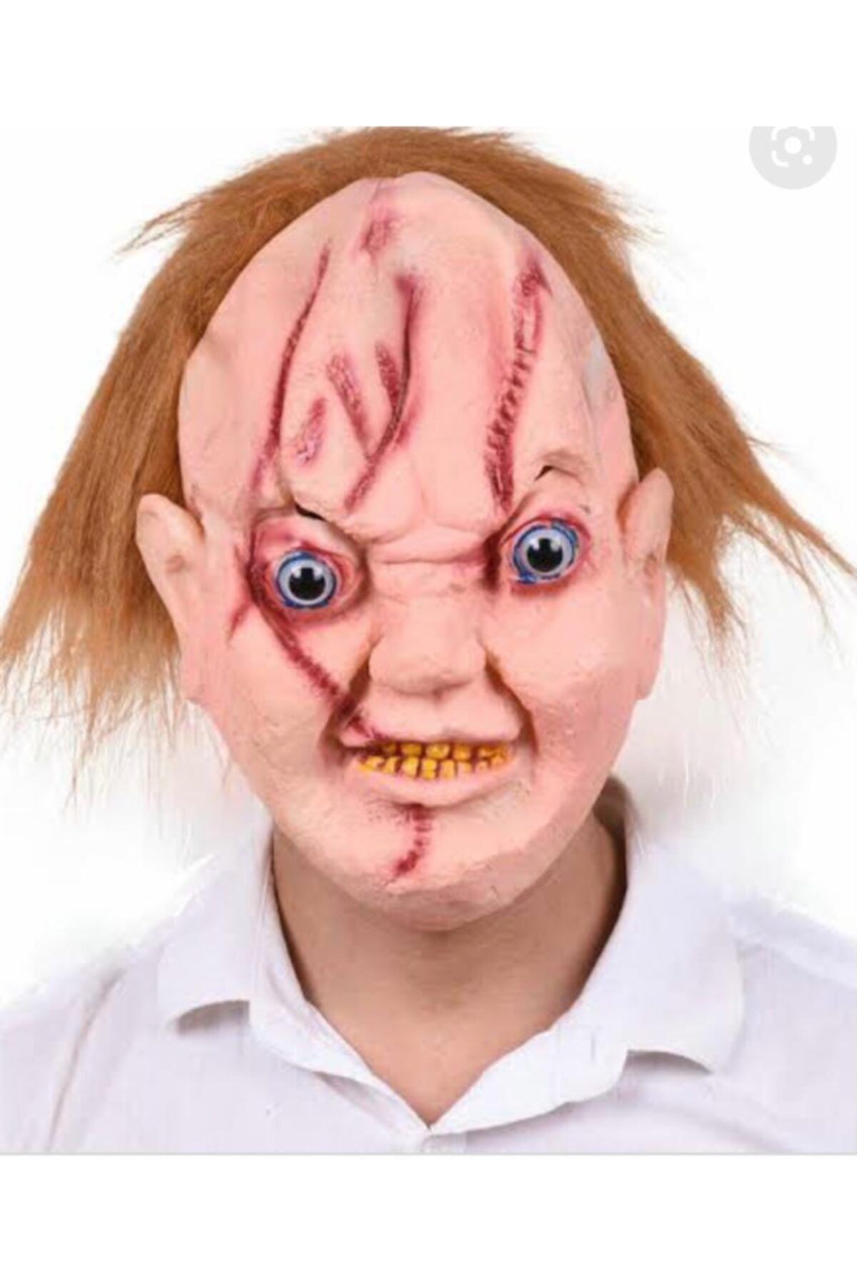 giftzone lateks korku sacli caki bebek chucky maskesi fiyati yorumlari trendyol