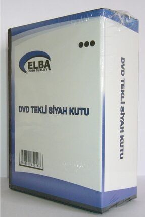 Pl-221a Tekli Siyah Standart Dvd Kutusu 5li CD DVD TEKLI 5LI SIYAH